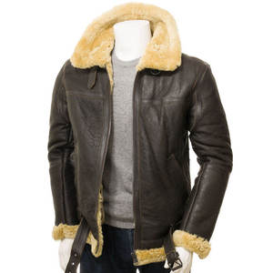 Chaqueta de Piel de Oveja Premium, Diseño de Logotipo Personalizado, Fabricación OEM/ODM, Ropa de Invierno de Alta Calidad y Moda - Product Image 3