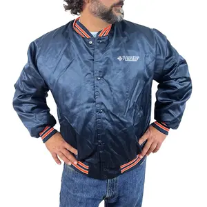 Outclass 스타일 대량 금액 실크 새틴 재킷 사용자 정의 자신의 디자인 저렴한 가격 재킷