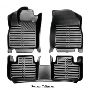 Alfombrillas de Coche de Cuero Resistentes para Todo Clima, de Lujo y Ecológicas, Juego Completo para <span class=keywords><strong>Renault</strong></span> <span class=keywords><strong>Megane</strong></span> IV/Captur/Arkana I/CLIO 2017-2024 - Product Image 5