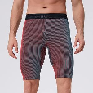Shorts de compression en gros à séchage rapide pour la course, l'entraînement, le fitness, la musculation, collants de sport pour hommes avec sac banane - Product Image 1