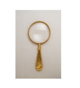 Lupa de metal estilo vintage con mango pulido para coleccionistas de antigüedades y entusiastas de las aficiones - Product Image 2