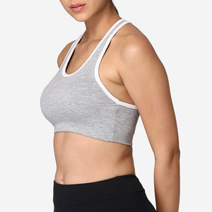 Soft Comfortable Seamless Activewear <b>Top</b> – <b>Low</b> Cut Criss Cross <b>Back</b> Sports Bra Wholesale - Product Image 5