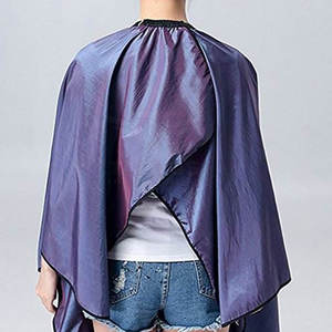 Capa de peluquería para salón y barbería, tela ligera y cómoda para cortar y peinar el cabello, para trabajo profesional - Product Image 4