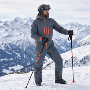 Combinaison de ski et snowboard d'hiver pour homme, imperméable 10 000 mm, coupe-vent, résistante au froid, personnalisable OEM, vente en gros - Product Image 5