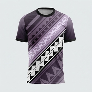 Camiseta de Hombre con Diseño Tribal, Estilo Urbano, Tejido Técnico Estampado, Corte Regular, Logotipo Personalizado, Nueva Llegada, Alta Calidad - Product Image 6