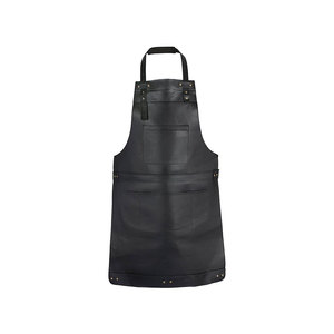 Tablier classique en cuir avec poches pour la cuisine, tenue de travail, design durable - Product Image 1