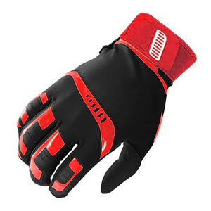 Guante de Bateo Ambidiestro de Cuero y Acrílico KATBROS INDUSTRIES, Palma Acolchada Resistente, Cierre de Gancho y Bucle, para Entrenamiento de Béisbol para Adultos - Product Image 4