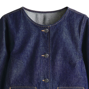 Chaqueta vaquera informal para mujer, de manga larga, con botones, corte ajustado, ligera, estilo urbano, para primavera, otoño, viajes, uso diario - Product Image 3