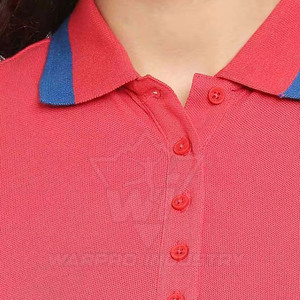 เสื้อโปโลผ้าเนื้อนุ่มสำหรับผู้หญิง สวมใส่สบายๆ ในชีวิตประจำวัน รับออกแบบตามสั่ง ขายส่ง เสื้อโปโลคอปกสำหรับผู้หญิง - Product Image 6