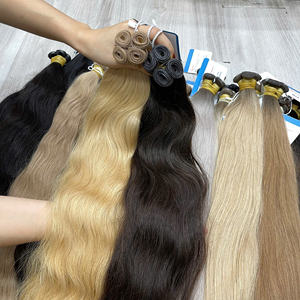 Producto Estrella 2026: Extensiones de Cabello Humano Brasileño en Paquetes, Color Doble, Cabello a Granel, Trama Genius, Listo para Enviar - Product Image 3