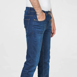 Pantalones Vaqueros de Mezclilla Negros Oscuros Desgastados de Moda para Hombre, Pantalones Acampanados de Alta Calidad, Ropa Urbana Informal, OEM - Product Image 5