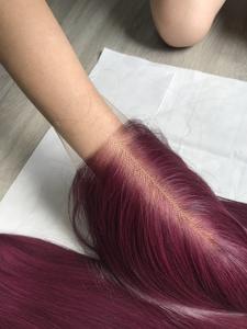 Extensiones de cabello virgen Remy crudo suave de Vietnam Venta en estilos rectos de hueso recto con rizos de ondas de colores resaltados - Product Image 5