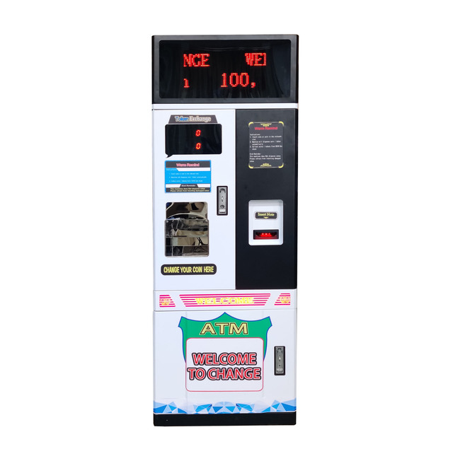 Safe & Reliable Coin-to-Currency Machine and ATM Currency Changer for Parking Lots & Gas Stations