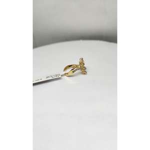 Bague élégante en diamant naturel 9K pour femme, 0,49 ct, 4,042 g net, plaqué rhodium, bijoux de luxe pour femme, occasion spéciale quotidienne, mode - Product Image 2