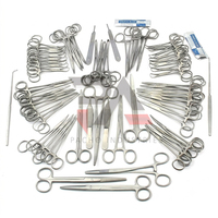 Ensemble de 126 instruments chirurgicaux vétérinaires de haute qualité en acier inoxydable pour stérilisation canine/feline, stérilisés à haute température