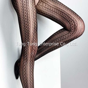 Made in Taiwan Adult Lace <b>Pattern</b> Bodystockings for <b>Women</b> Nylon - Product Image 5