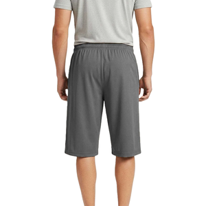 Pantalones Cortos Deportivos Grises con Cordón Ajustable, Diseño Deportivo, Transpirables, Cintura Elástica, Casuales, para Correr, Gimnasio, Tenis - Product Image 2