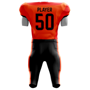 Uniforme de Fútbol Americano de Diferentes Estilos y Colores Lisos, Uniforme de Fútbol Americano Sublimado de Secado Rápido, Servicio OEM Personalizado - Product Image 3