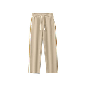 OEM 2026 340G Drawstring Casual Straight Wide-Leg Pants Autumn Winter Cross-<b>Border</b> Streetwear With Free Sample - Product Image 4