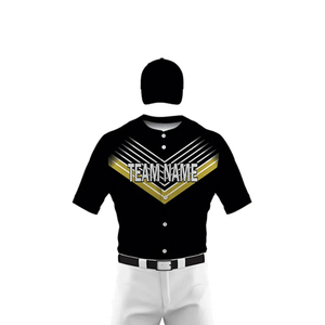 Custom Design Sports Wear Printing Baseball Uniforms <b>Top</b> New Quick Dry High Quality Adults Baseball Uniform Plus Size 100% - Product Image 3