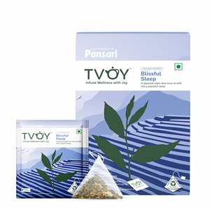 Thé vert Tvoy Blissful Sleep, 20 sachets de thé de 1,8 g, aide naturelle au sommeil et au relaxant - Product Image 2