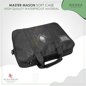 MM-WM Black Square and Compass Cordura Fabric Eco-friendly High Quality Soft <b>Case</b> - Product Image 6