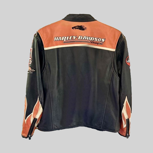 Veste en cuir pour homme SCREAMIN EAGLE, coupe-vent, chauffante, écologique, streetwear - Product Image 3