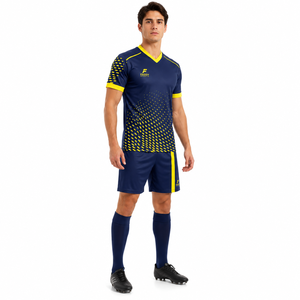 Uniforme de Fútbol Sublimado de Diseño Personalizado, Conjunto de Camiseta de Fútbol Transpirable de Secado Rápido, Equipación de Fútbol Personalizada para Equipo, Ropa de Entrenamiento - Product Image 3