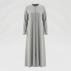 Ropa de Oración Musulmana de Moda con Botones y Rayas, Estilo Tejido, Prendas Modestas Personalizadas para Mujer - Product Image 1