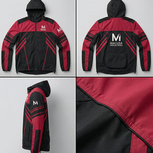 เสื้อแจ็คเก็ตมีฮู้ดแบบกันลม MALUZA INDUSTRIES ผ้าริปสตอปกันน้ำอย่างดี สไตล์สตรีทแวร์ ผลิตจากโพลีเอสเตอร์ 100% สำหรับใช้งานทั่วไป - Product Image 6