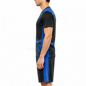 Conjunto de uniforme de fútbol para hombre, ligero, transpirable, diseñado para entrenamientos, partidos y competiciones de equipo. - Product Image 6