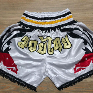 กางเกงมวยไทยรุ่นใหม่ เนื้อผ้านุ่ม ระบายอากาศได้ดี สวมใส่สบาย เหมาะสำหรับศิลปะการต่อสู้ ยิม และการฝึกซ้อม - Product Image 1