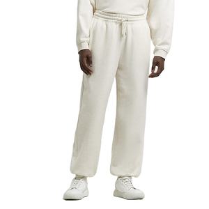 Pantalon de jogging en molleton taille haute personnalisé pour hommes, en éponge française, baggy, pantalon de survêtement évasé empilé avec poches en coton délavé foncé 100% coton - Product Image 1