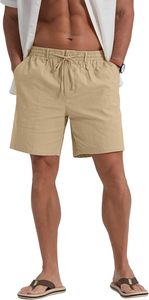 <b>Mens</b> Sports Shorts Front Custom Eco-Friendly Breathable Quick Dry High Waist Drawstring Closure Spandex/Cotton Lightweight - Product Image 5