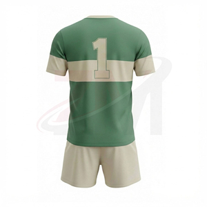 ชุดฟุตบอล เสื้อ กางเกงขาสั้น ชุดกีฬาฟุตบอล ระบายอากาศได้ดี สวมใส่สบาย รับสกรีนโลโก้ทีม ขายส่ง - Product Image 3