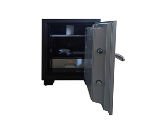 The HOSHANG HS-69F safe features a <b>lock</b> that meets South Korean standards and is designed for use in hotels or retail stores. - Product Image 2
