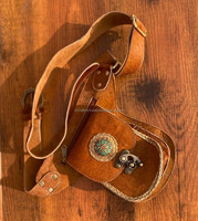 Nouveau personnalisable en cuir de vachette hommes et femmes bandoulière sac à bandoulière en plein air sac de poitrine multifonctionnel loisirs voyage sacs à bandoulière