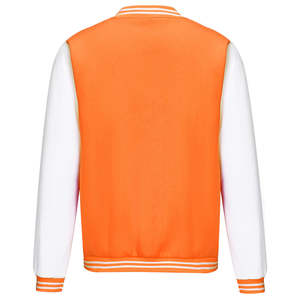 Chaqueta Varsity de Lana y Cuero para Hombre, Corte Ajustado, de Alta Calidad, Transpirable, Ecológica, Estilo Urbano, Baloncesto, Universidad - Product Image 2