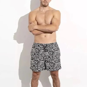 <b>Mens</b> Abstract Print Swim <b>Trunks</b> Quick Dry Beach Shorts Summer Board Shorts OEM Wholesale Swimwear Fashion - Product Image 1
