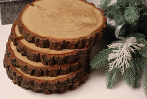 Factory Supply Discount Price Eco-friendly Acacia <b>Wood</b> <b>Slice</b> Polished Natural <b>Wood</b> <b>Slices</b> Round Diy Crafts Christmas Decoration - Product Image 5