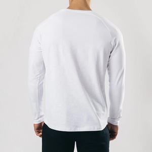 High Quality Men 100% Cotton T-Shirt Custom Logo <b>Long</b> Sleeve <b>Tshirt</b> Hip Hop Plus Size Plain <b>Long</b> Sleeve T Shirt - Product Image 3