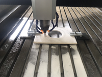 Machine de gravure sur pierre à Double tête, marbre, granit, Center d'usinage de routeur CNC pour la gravure de découpe