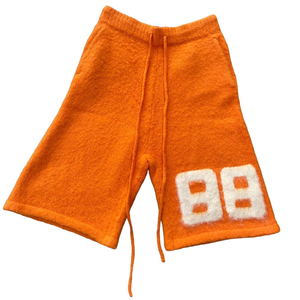 กางเกงขาสั้นไหมพรมขนปุยแบบมีเชือกผูกเอวทรงหลวมสำหรับผู้ชาย ฤดูร้อน รับผลิตตามสั่งพร้อมปักโลโก้จากโรงงาน - Product Image 3