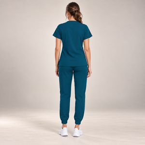 Tenue médicale unisexe à manches courtes pour le personnel infirmier et les professionnels de la santé, uniforme d'hôpital, tenue chirurgicale en denim World Precision Surgical Needle - Product Image 5