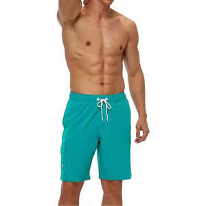 <b>Men's</b> Quick Dry Board Shorts Cargo Pocket Swim <b>Trunks</b> with Drawstring Waist Beach Sportswear Custom Logo Available - Product Image 2