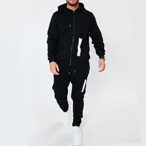 Survêtement personnalisé avec logo pour homme, vêtements de sport athlétiques, tenue de jogging respirante, vêtements de fitness, fabricant en gros - Product Image 1