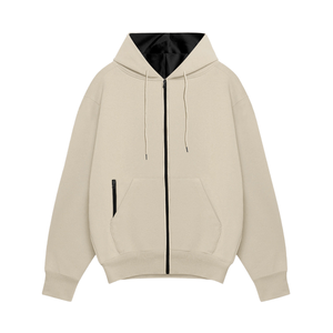 Nueva Sudadera con Capucha Unisex de Invierno, Elegante, Transpirable, Cómoda, con Hombros Caídos, Color Sólido, Tejida en Algodón, Casual, con Pedrería - Product Image 3