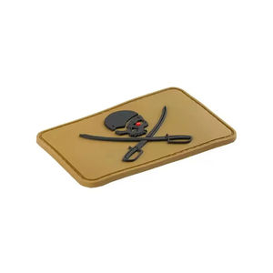 Parche Profesional de PVC 3D |   Etiqueta de Marca Minimalista de Aspecto Discreto Totalmente Negra para Ropa Técnica |   Precio Directo de Fábrica - Product Image 5