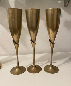 Copa de Vino Plateada de Diseño Griego, Copa de Latón Premium para Decoración de Mesa de Comedor de Lujo, Copas para Bar - Product Image 1