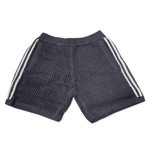 New Design Custom Crocheted <b>Mesh</b> Shorts for Men 100% Polyester Anti-Wrinkle Plain Dyed Solid Pattern Board Shorts Casual Style - Product Image 4